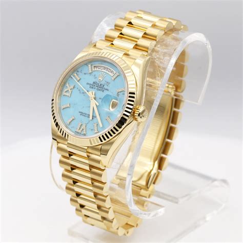 rolex 18k yellow gold day-date president watch 36mm|Rolex lady Datejust 18 ct.